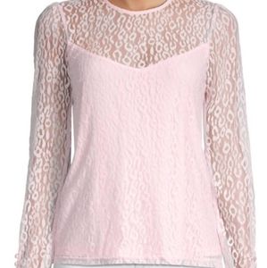 Laundry by Shelli SegalSheer Lace Leopard Print